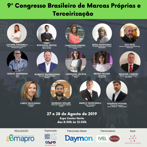 Não perca o 9º Congresso Brasileiro de Marcas Próprias e Terceirização – Abmapro